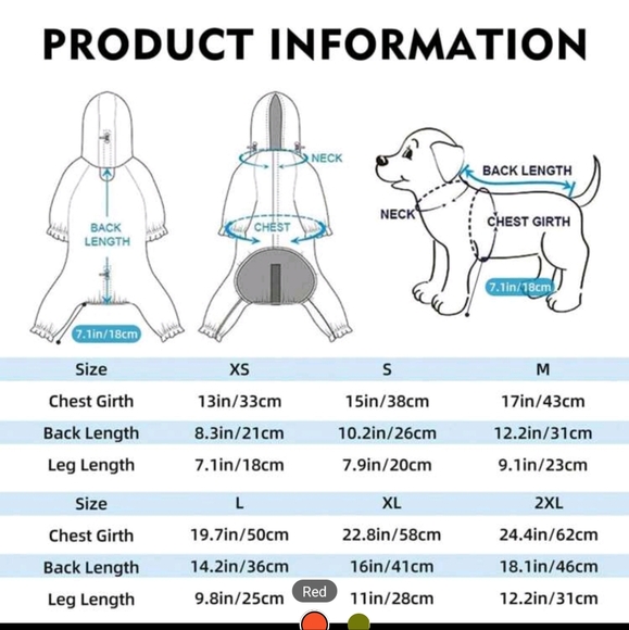 Dog raincoat - Picture 2 of 5